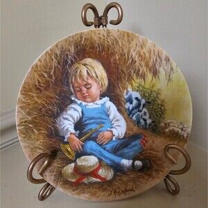 NEW Little Boy Blue, John McClelland Collector Plate